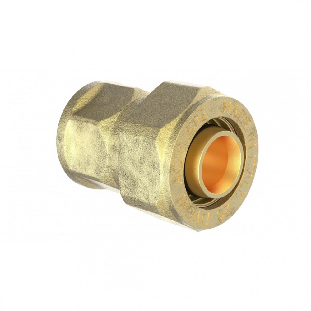 Kirchhoff MS overgangsstuk, blanco, 26 mm x 3/4"BI, knelfitting voor meerlagen buis