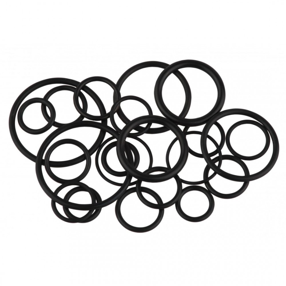 Kirchhoff assortiment o-ringen, Rubber, diverse maten (22x)        