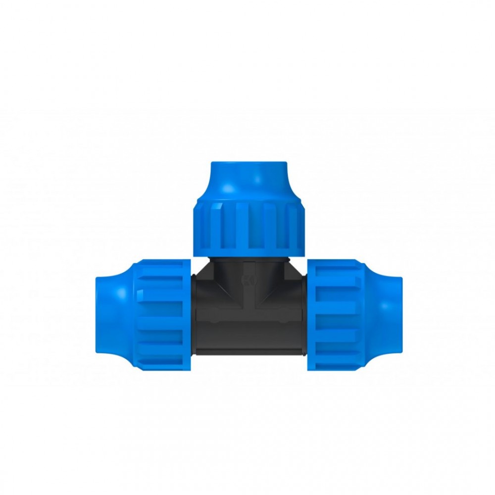 Kirchhoff PP T-stuk, 25 mm, knelfitting voor tyleen/socarex