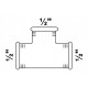 MALLEABLE T-STUK 1/2\\XBI