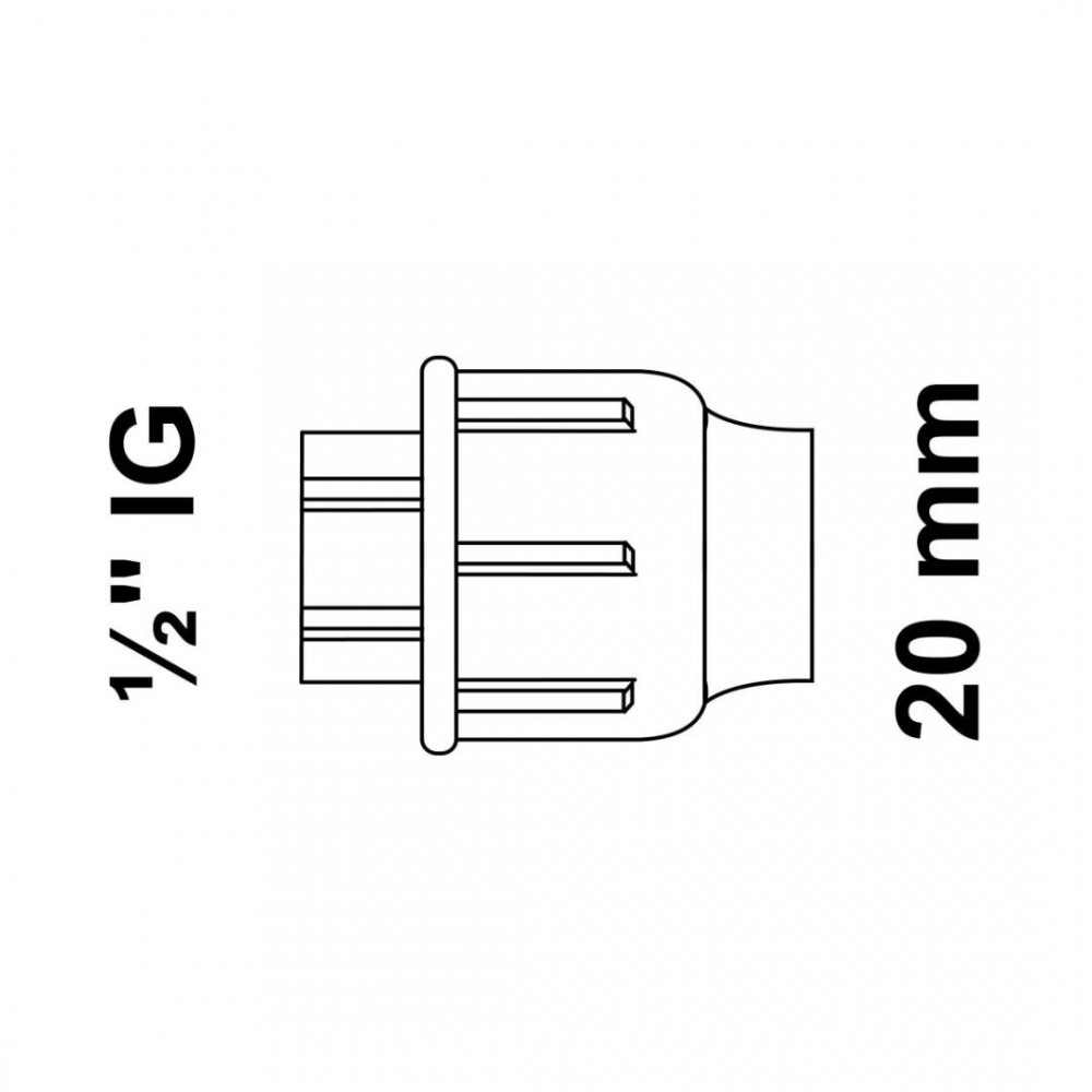 TYLEEN KOPPELING 20MMX1/2\BI
