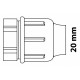 Tyleeen PP eindstuk, 20 mm, knelfitting voor tyleen/socarex