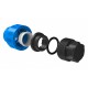 Kirchhoff PP eindstuk, 32 mm, knelfitting voor tyleen/socarex