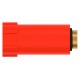 Kirchhoff universele specieplug, kunststof, rood, 1/2, met messing schroefdraad