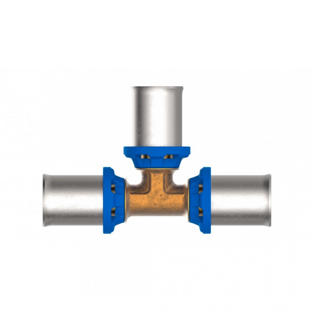 Kirchhoff MS T-stuk, blanco, 26 mm, persfitting voor meerlagen buis