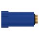 Kirchhoff universele specieplug, kunststof, blauw, 1/2, met messing schroefdraad