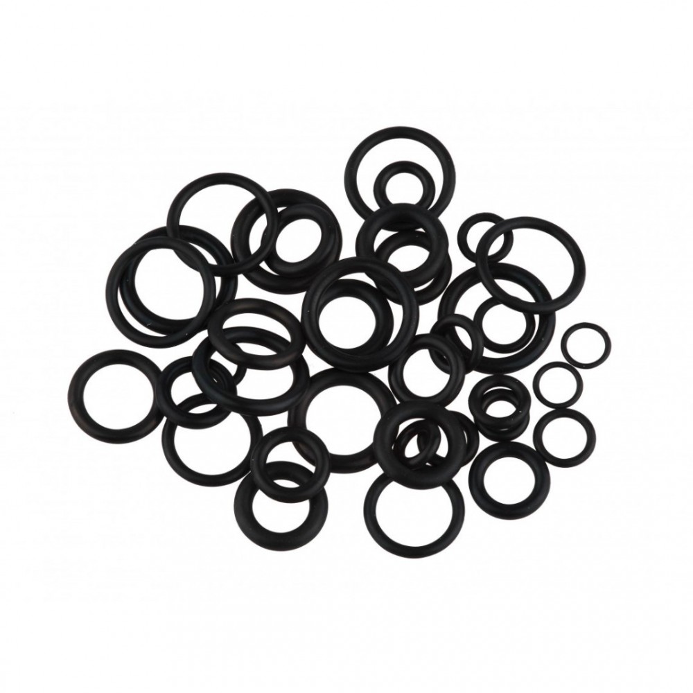Kirchhoff assortiment o-ringen, Rubber, diverse maten (36x)