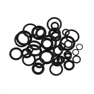 Kirchhoff assortiment o-ringen, Rubber, diverse maten (36x)