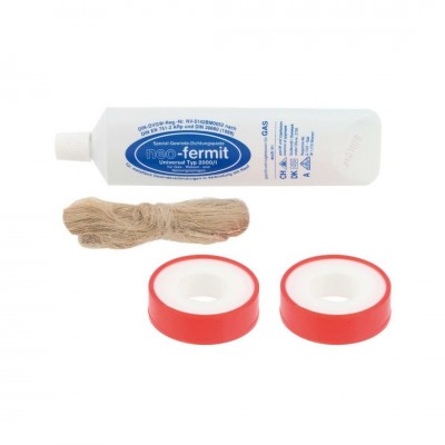 Kirchhoff Schroefdraadafdichtingsset hennep Afdichtband en Neo-Fermet