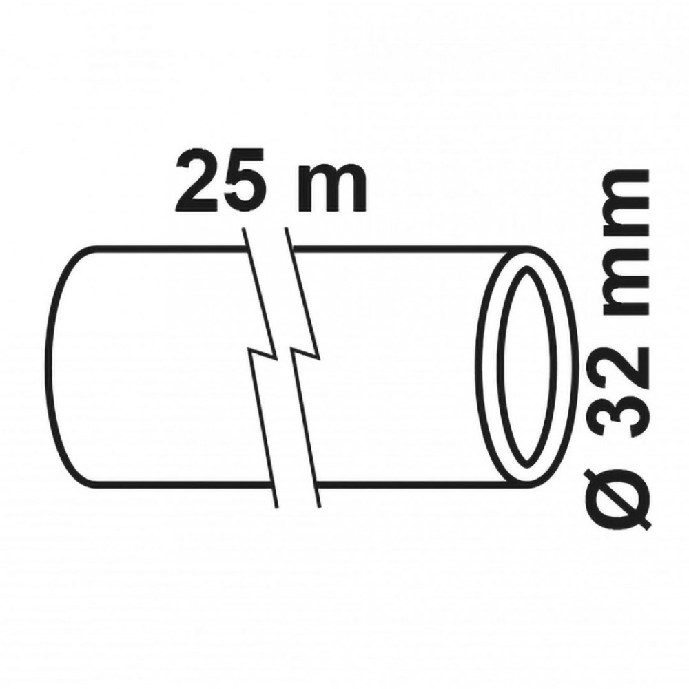 Kirchhoff tyleen/socarex slang, Ø 32 mm, rol 25 m