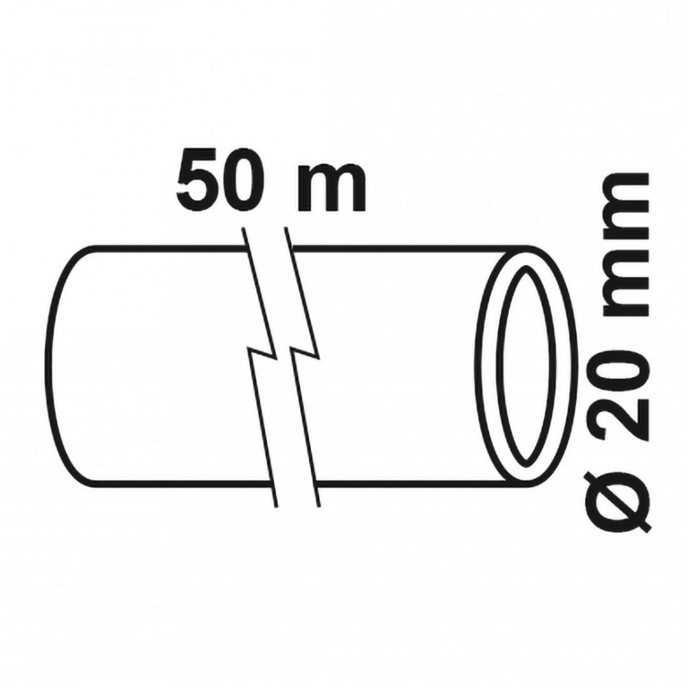 Kirchhoff tyleen/socarex slang, Ø 20 mm, rol 50 m