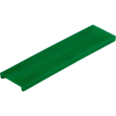 Kunststof tunnelblokje 26x5mm Groen 100 stuks