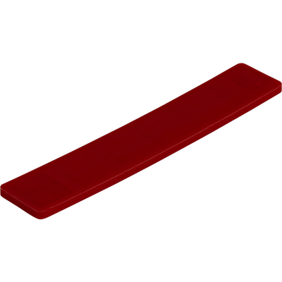 Kunststof rasterblokje 18x3mm Rood 100 stuks