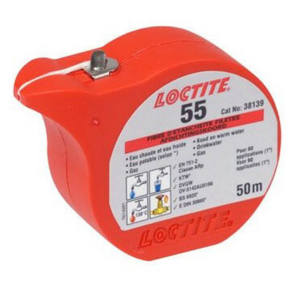Sanives loctite 55 afdichtingskoord 50 meter