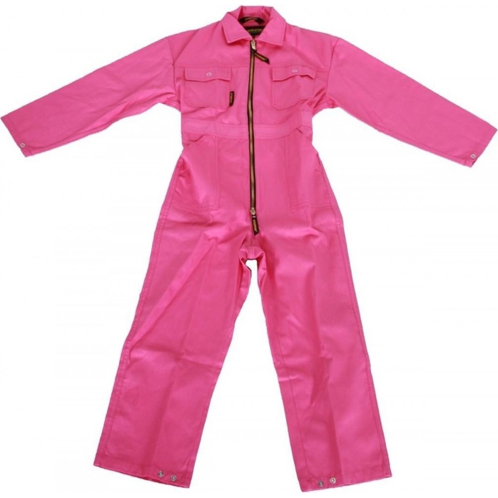 MM Eurotool Kinderoverall Katoen Roze - Maat 176