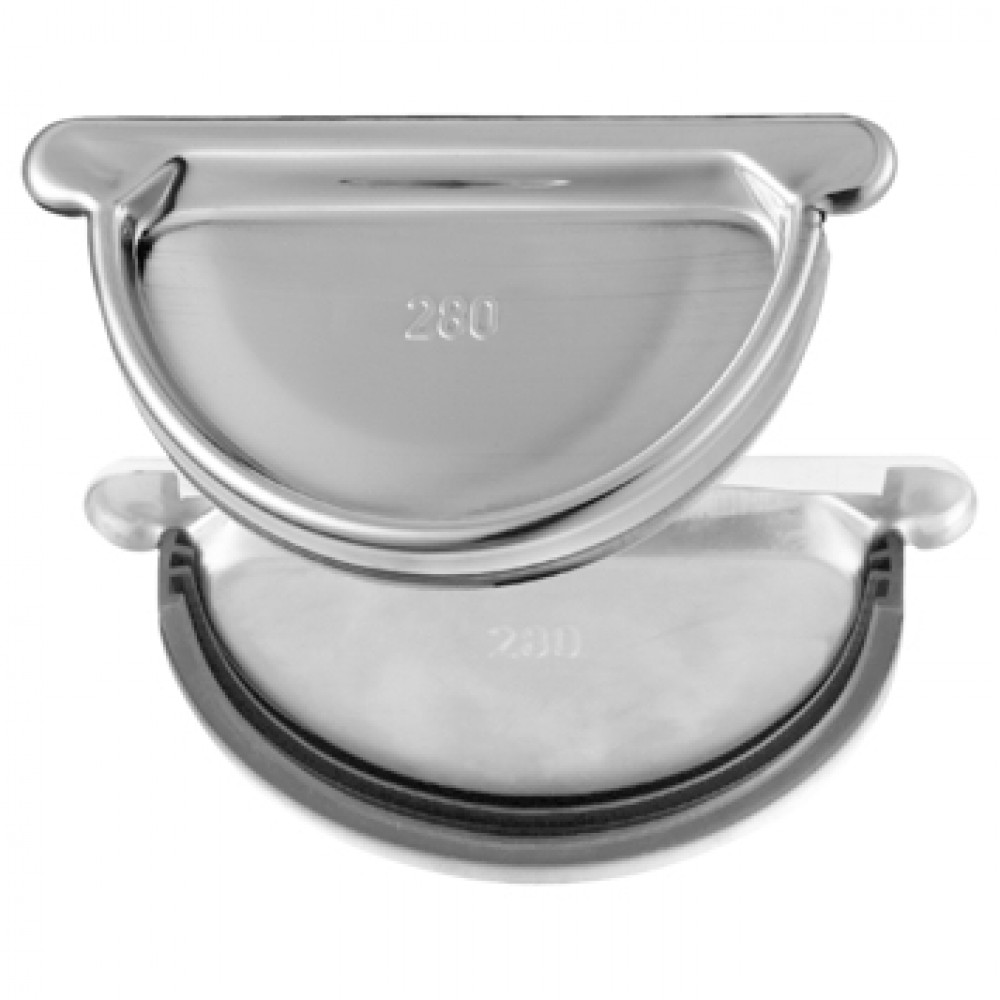 Eindkap met rubber t.b.v. kraalgoot verzinkt 105mm