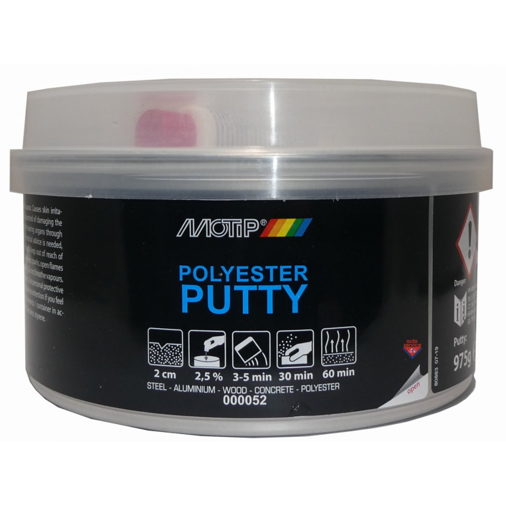 Motip polyesterplamuur wit 1000 gram