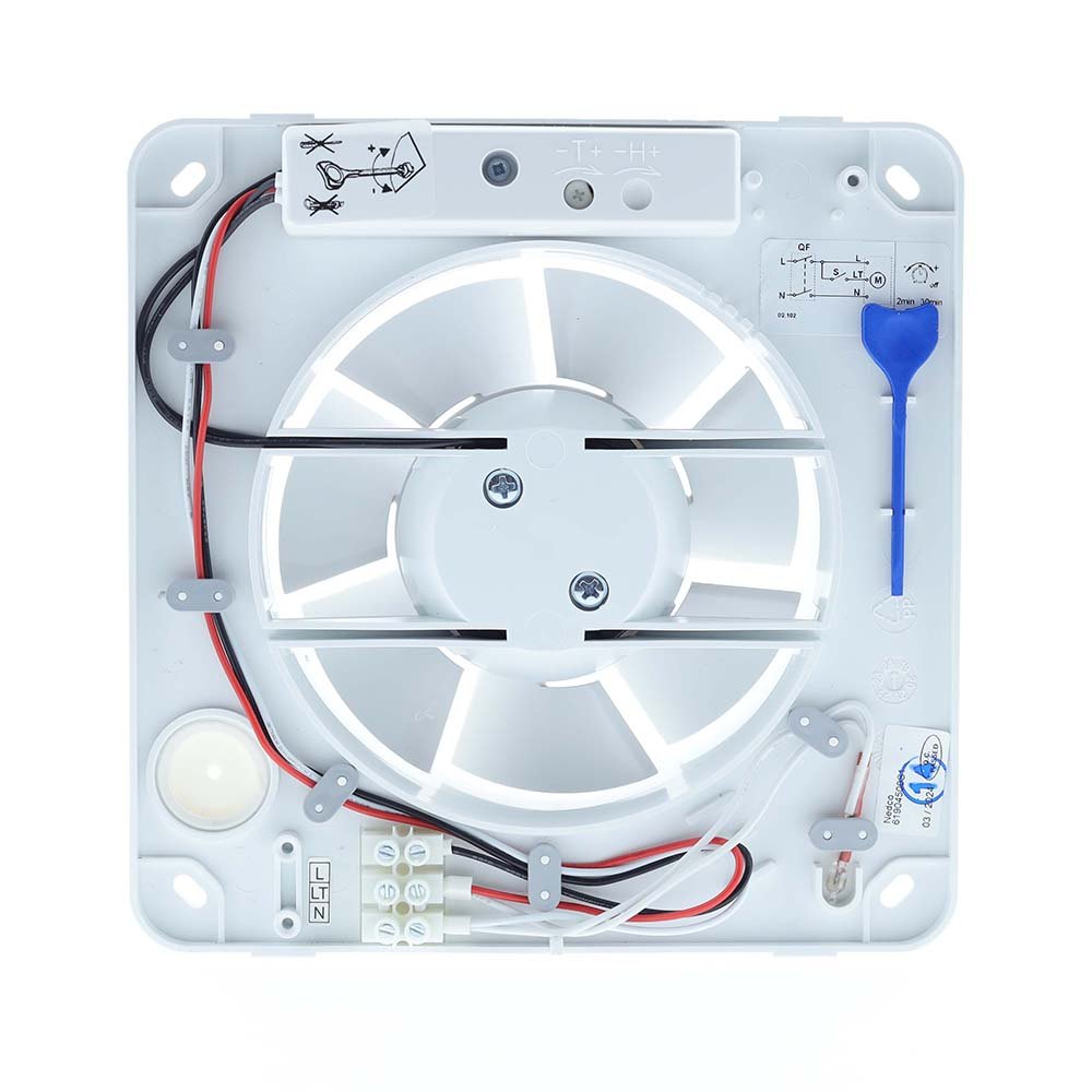 Nedco Badkamer-/ toiletventilator MT 125 wit