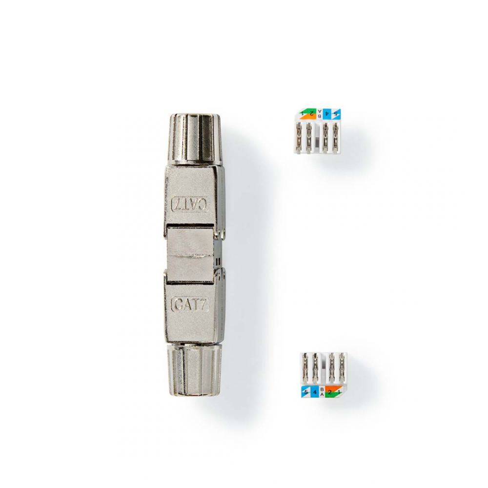 Nedis Netwerkkoppeling CAT7 Afgeschermd RJ45 Female RJ45 Female Recht Metaal 