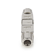 Nedis Netwerkkoppeling CAT7 Afgeschermd RJ45 Female RJ45 Female Recht Metaal 