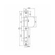 Nemef sluitplaat VP4000/17 RS RD afgerond L1-L3 - DIN links