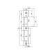 Nemef sluitplaat VP4000/17 LS RH recht R2-R4 - DIN rechts