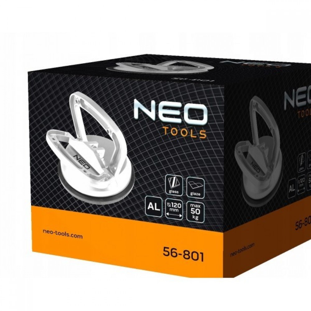 Neo Tools Zuignap Enkel 60Kg ALU