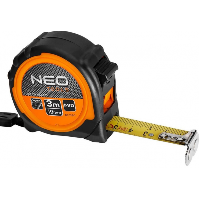 Neo tools Rolmaat Meetband magnetissh rubber 3 meter