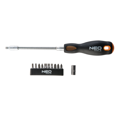 Neo tools Flexibele Schroevendraaier met Losse Bitjes
