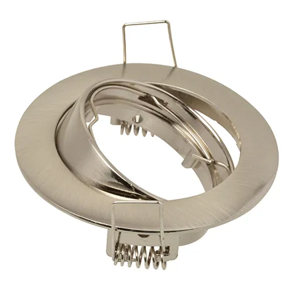 Inbouwspot kantelbaar Ø50mm lamp aluminium geborsteld