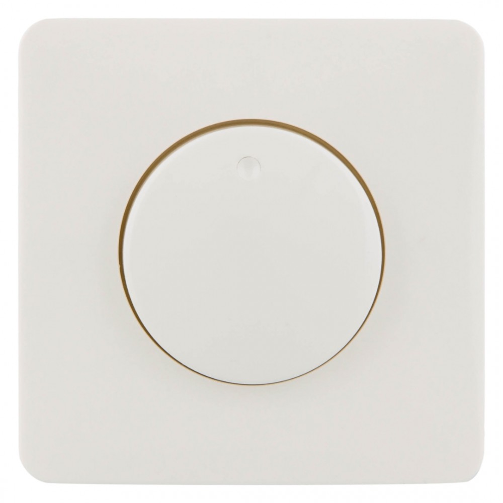 Peha Standard centraalplaat dimmer - inbouw - polarwit