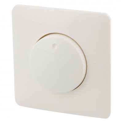 Peha Standard centraalplaat dimmer - inbouw - polarwit