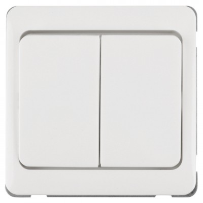 Peha Standard schakelaar inbouw - wissel/wissel wit