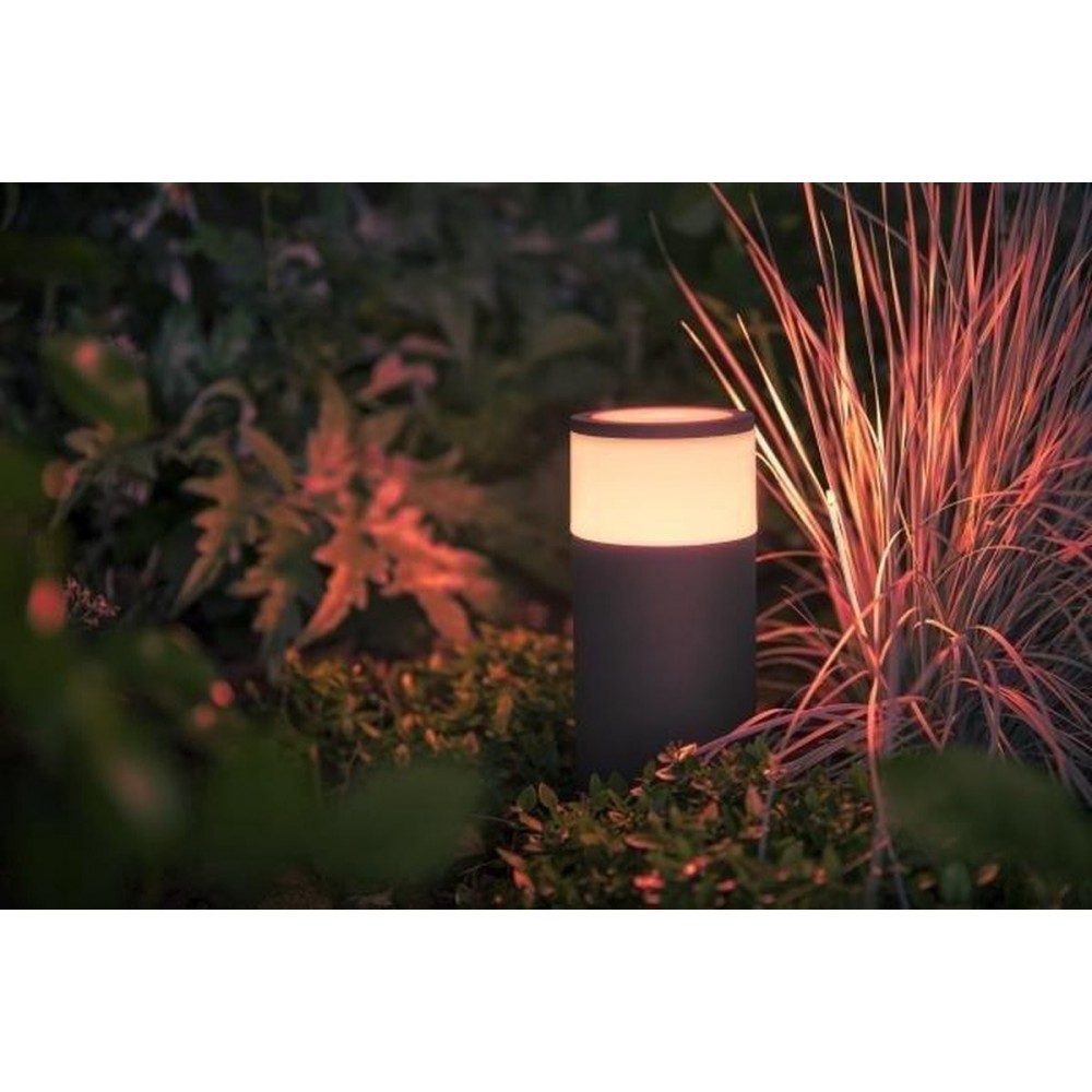 Philips Hue Outdoor Calla Sokkellamp Starterspakket White and Color Ambiance 25,2 cm hoog Zwart 8W IP65