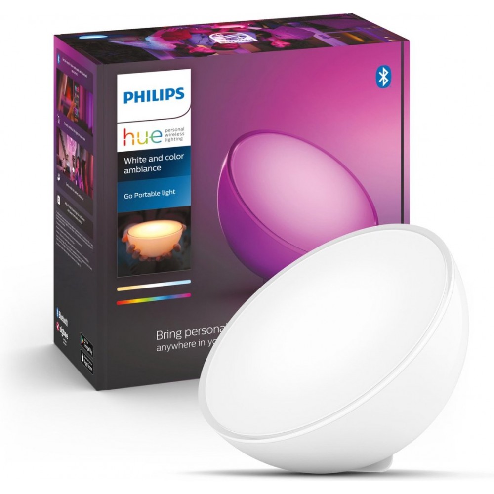 Philips Hue Go Tafellamp V2 White and Color Ambiance Wit 6W