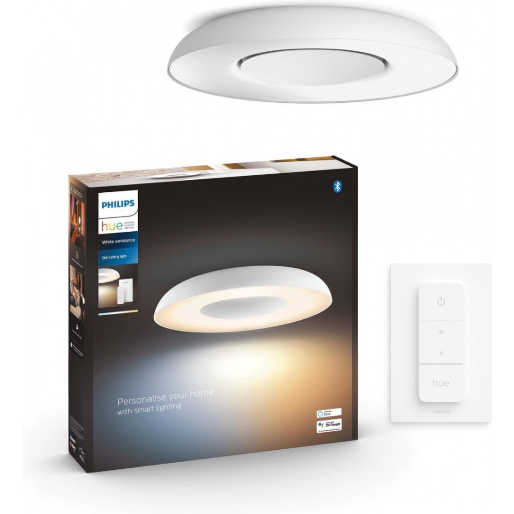 Philips Hue Still plafondlamp White Ambiance wit Bluetooth inlc. 1 dimmer switch