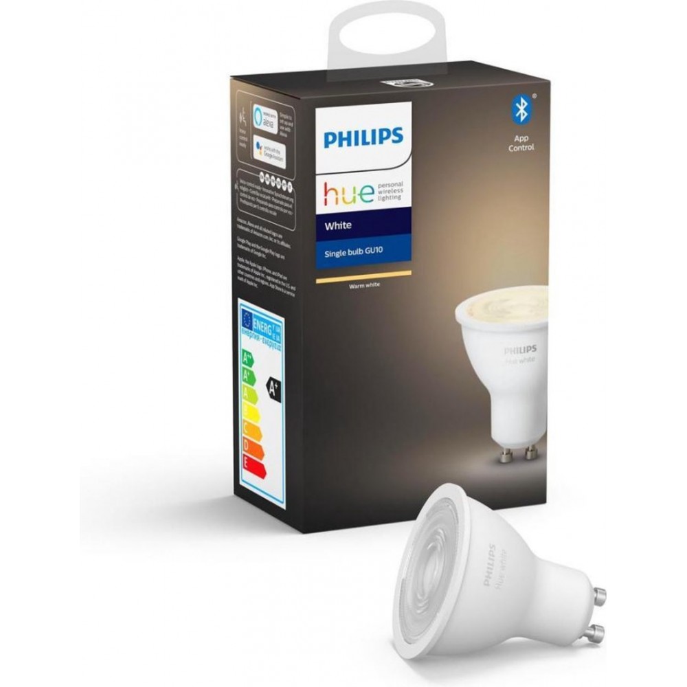 Philips Hue Slimme Lichtbron GU10 Spot White 5,7W Bluetooth