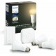 Philips Hue Starterspakket E27 Lichtbron met Bridge en Dimmer Switch White Ambiance 3 x 8,5W Bluetooth