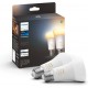 Philips Hue Slimme Lichtbron E27 White Ambiance 8,5W Bluetooth duopack