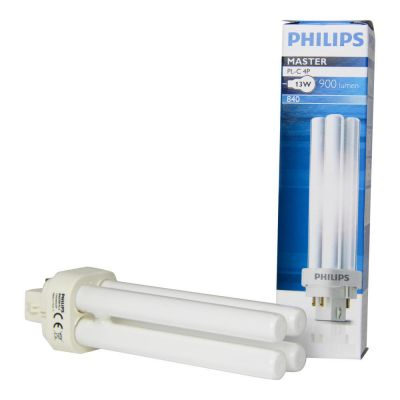 Philips MASTER PL-C 13 Watt - 840 Koel Wit 4 Pin