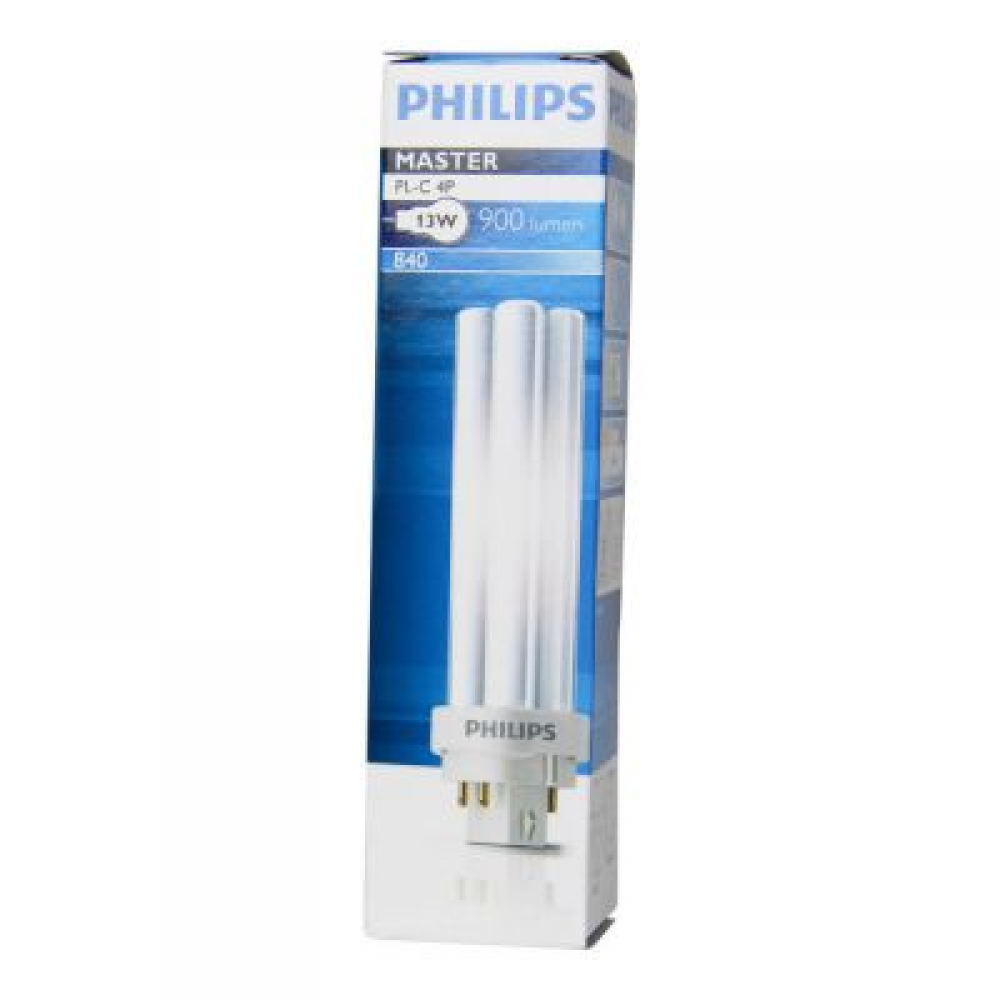 Philips MASTER PL-C 13 Watt - 840 Koel Wit 4 Pin