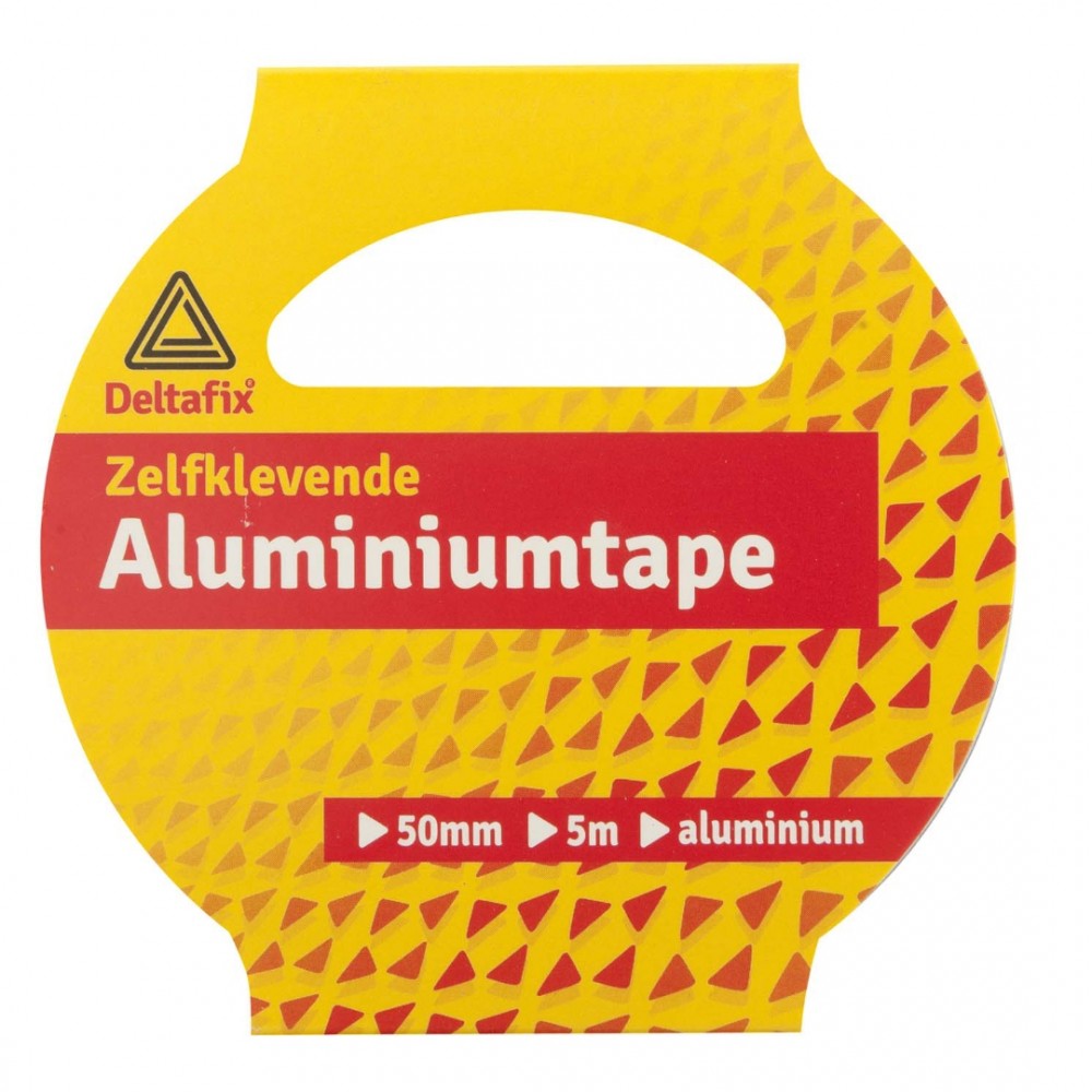 Deltafix aluminiumtape zelfklevend voor reparaties aluminium 5 m x 50 mm