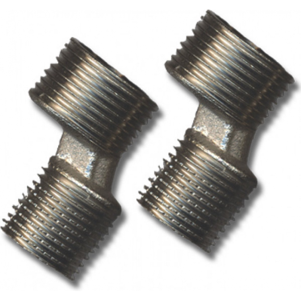 Plieger S-koppelingen zonder rozet 3/4x1/2 (2 stuks)