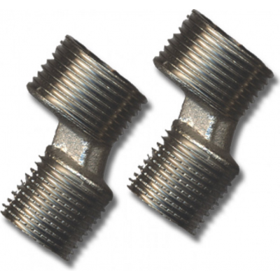 Plieger S-koppelingen zonder rozet 3/4x1/2 (2 stuks)