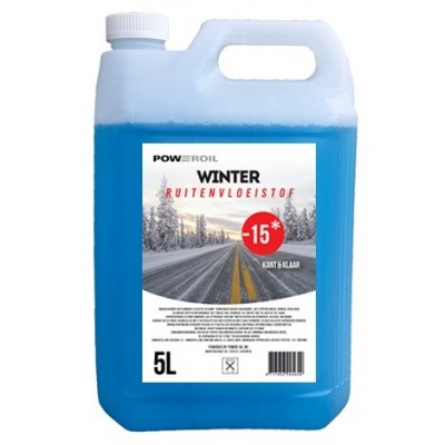 Poweroil Ruitensproeiervloeistof winter -15 graden 5 liter