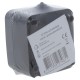 Q-Link schakelaar opbouw - serie - spatwaterdicht IP54 - zwart