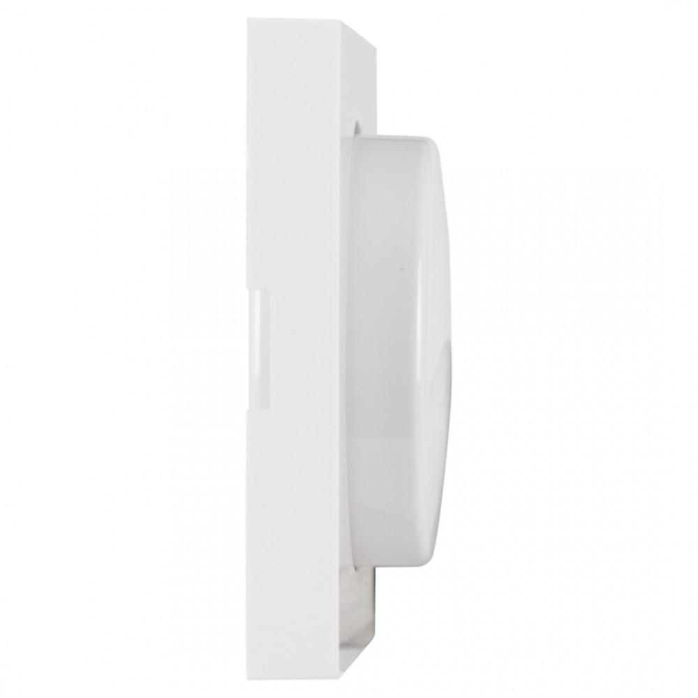 Q-Link S-Line centraalplaat met knop - voor dimmer - polarwit