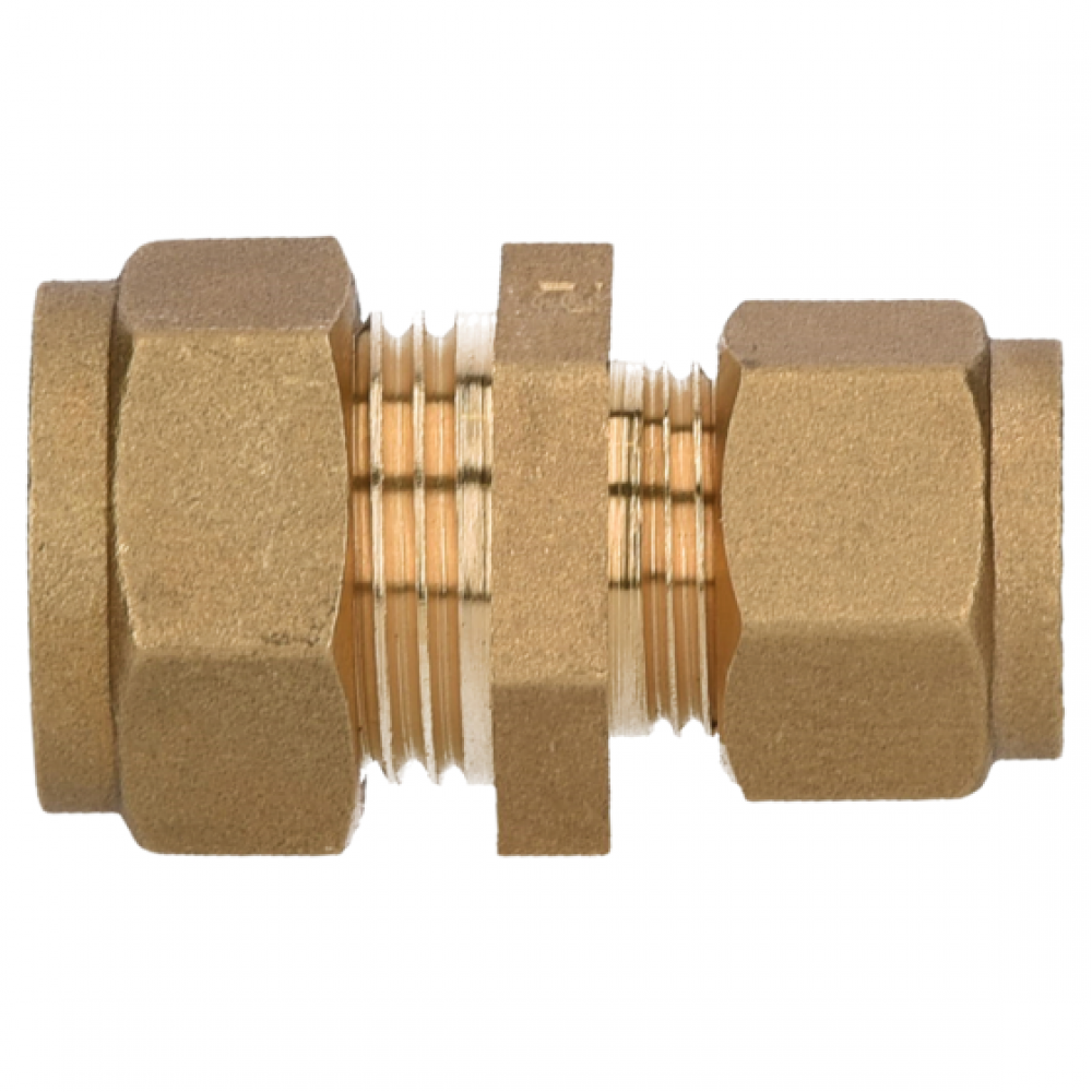 Sanivesk Knelkoppeling Messing Verloopsok 15x12mm
