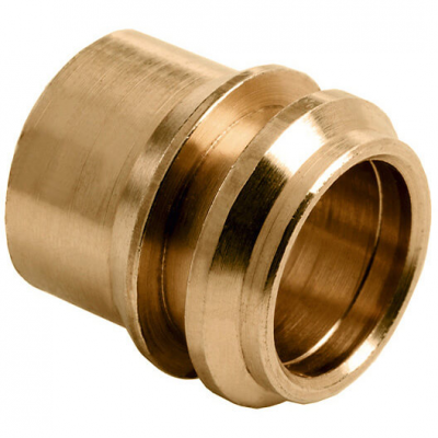 Sanivesk messing knelkoppeling verloopstuk 12x10mm