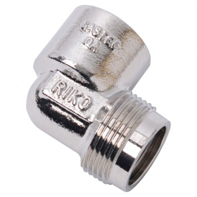 Sanivesk Gas Draad Haaks Overgang 1/2FxM24 Chroom